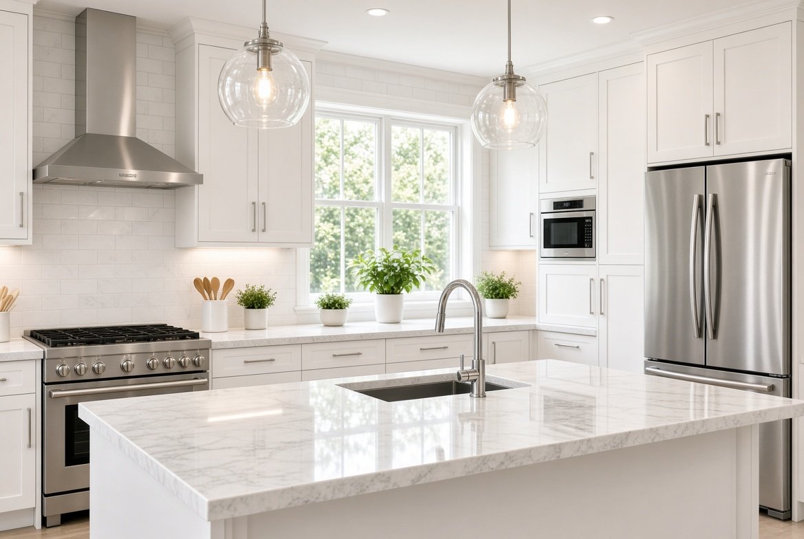 Kitchen after professional cleaning